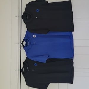 Men's US Cellular Logo Polo Short Sleeve Lands End T-Shirts - Lot of 3